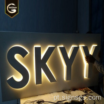 Carta de Sinal LED Personalizado Exterior